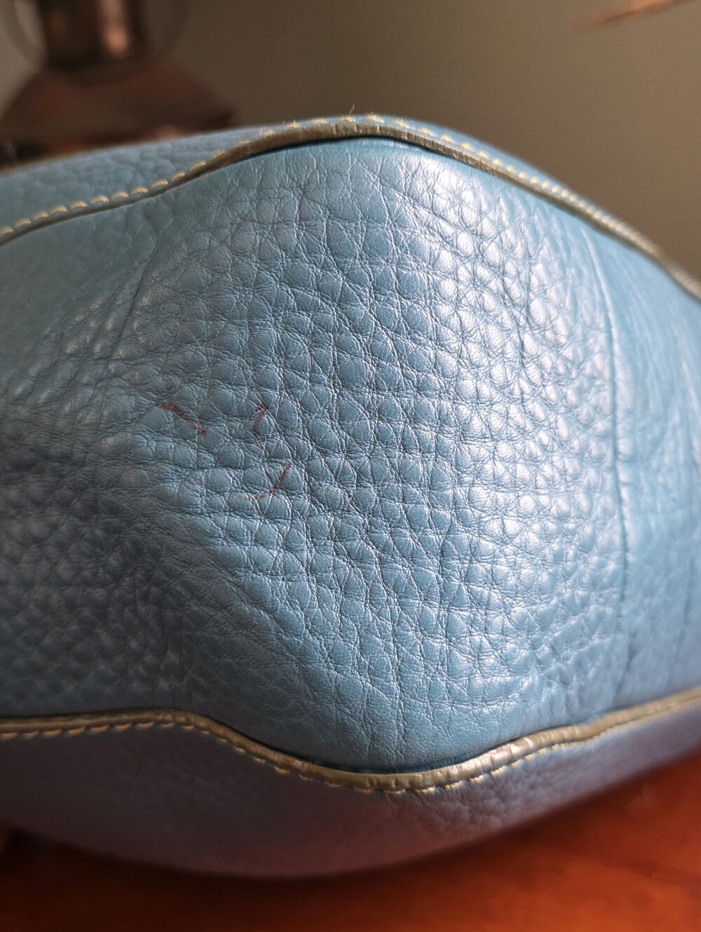 Coach 8E98 Chelsea Hobo Deep Teal Blue Pebbled Leather Shoulder Bag Y2K Vintage - Picture 9 of 16